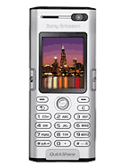 Best available price of Sony Ericsson K600 in Main